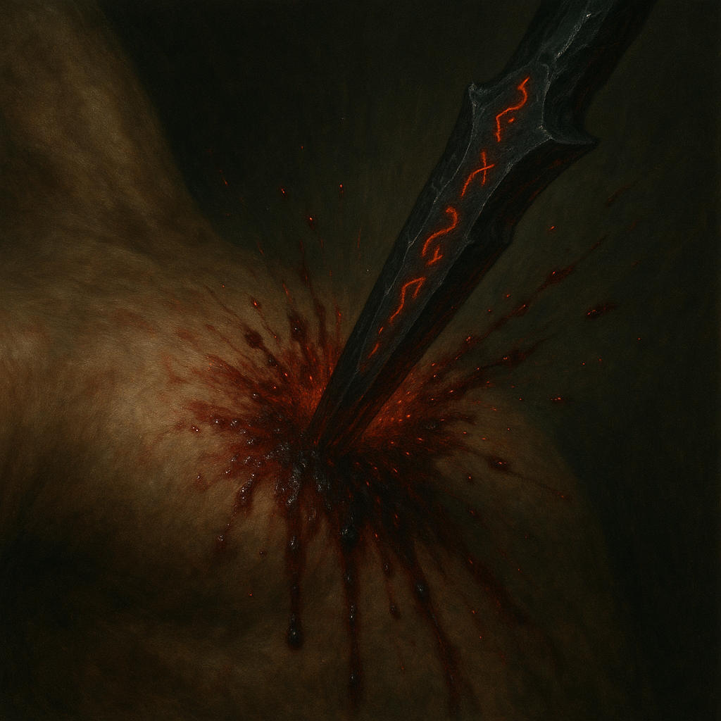 Dämonenklingen-Stich